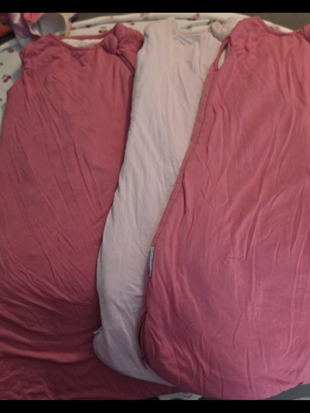 PurComfy Pink & Light Pink Baby Sleep Sack Set